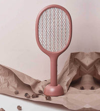 Load image into Gallery viewer, Handheld Rechargeable Electric mosquito Racket USB mosquito killer fly killer