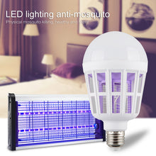 Load image into Gallery viewer, E27 LED Anti Mosquito Killer Lamp 15W 2 In 1 LED Ball Light Anti Repellent Fly Bug Zapper Insect Killer
