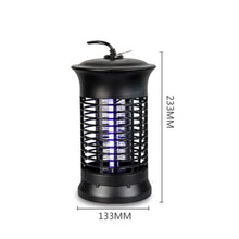 Load image into Gallery viewer, Bug Zapper Pest Bug Killer 4W 6W led mosquito killer lamp EU or US AC100-240V Night Light UV purple