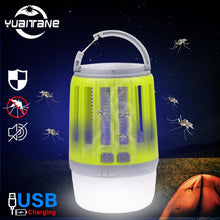 Load image into Gallery viewer, IP67 Waterproof USB Charging Mosquito Killer Trap LED Night Light Lamp Bug Insect Lights Killing
