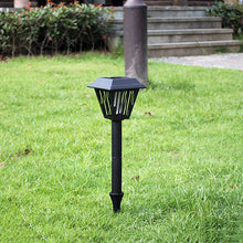 Load image into Gallery viewer, Solar UV Mosquito Killer Lamp Multi purpose Garden Lawn Light Insects Flying Zapper Trap Catcher Repellents