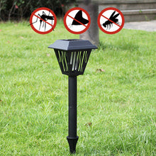 Load image into Gallery viewer, Solar UV Mosquito Killer Lamp Multi purpose Garden Lawn Light Insects Flying Zapper Trap Catcher Repellents