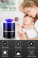 Load image into Gallery viewer, Electric Mosquito Killer Lamp LED Bug Zapper Anti Mosquito Killer Lamp Insect Trap Lamp Killer Home Living Room Pest Control
