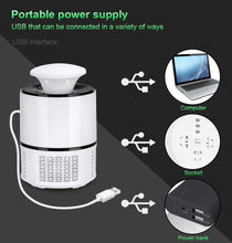 Load image into Gallery viewer, Electric Mosquito Killer Lamp LED Bug Zapper Anti Mosquito Killer Lamp Insect Trap Lamp Killer Home Living Room Pest Control
