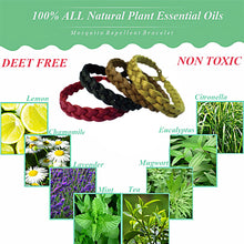 Load image into Gallery viewer, 5 Pack Anti Mosquito Repellent Bracelet Wristband Natural Insect Protection Pest Rejector reject Control Bands Elderly Adults Kids
