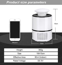 Load image into Gallery viewer, Electric Mosquito Killer Lamp LED Bug Zapper Anti Mosquito Killer Lamp Insect Trap Lamp Killer Home Living Room Pest Control
